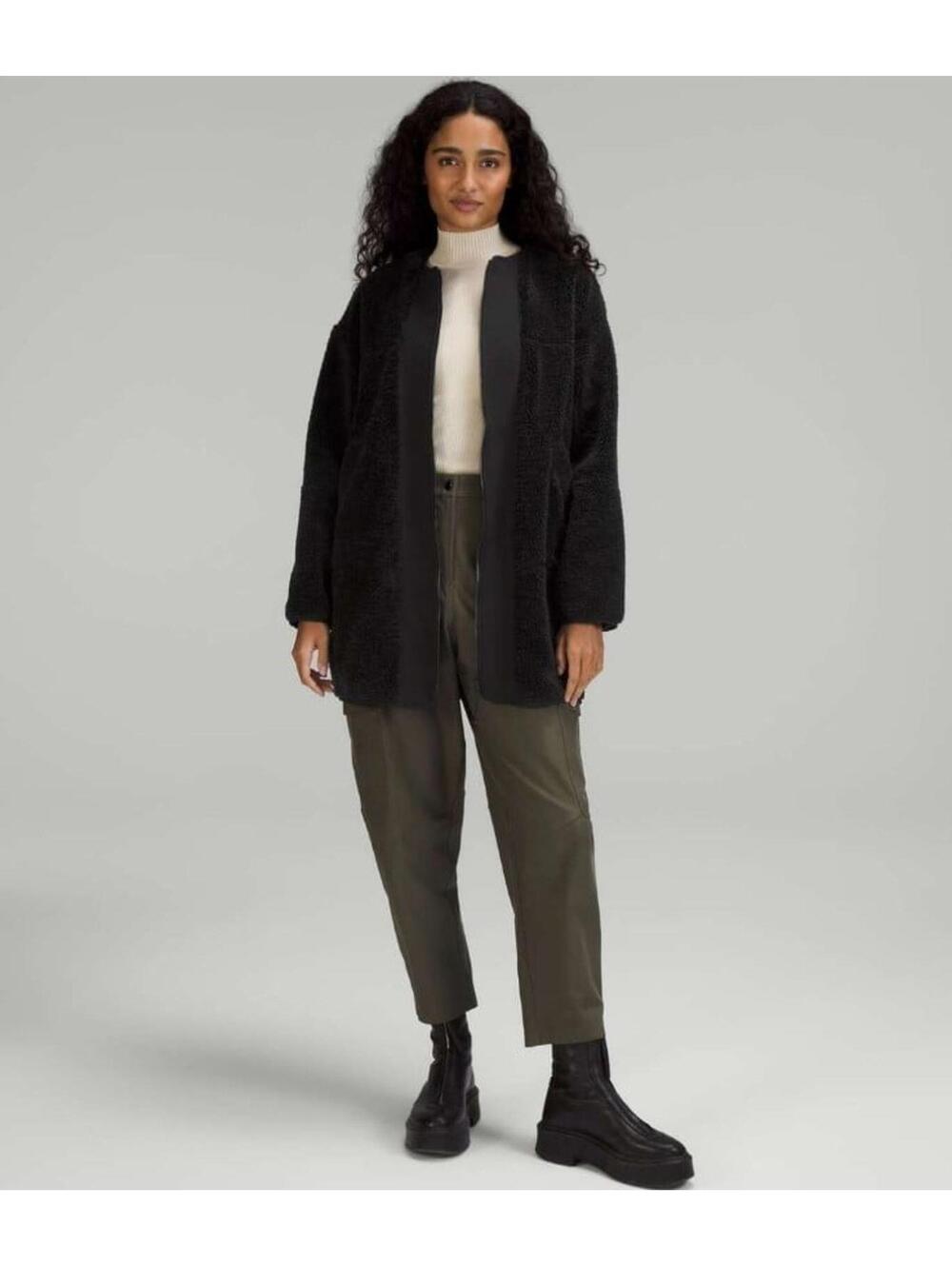 Lululemon Collarless Textured Fleece Full Zip (8)